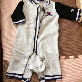 チャンピオン(Champion)のベビー服 ロンパース ジッパー チャンピオン(カバーオール)