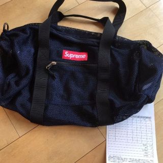 シュプリーム(Supreme)のSupreme Mesh Duffle Bag Navy(その他)