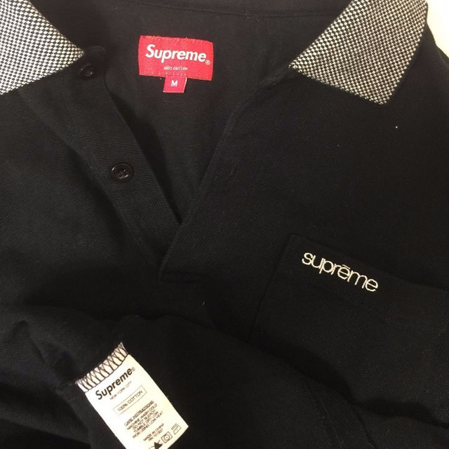 Supreme(シュプリーム)のsupreme Checker Lid L/S polo メンズのトップス(ポロシャツ)の商品写真