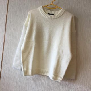 アベイル(Avail)の[新品]アベイル ニット L 白 シャギーニット しまむら ハニーズ ユニクロ(ニット/セーター)