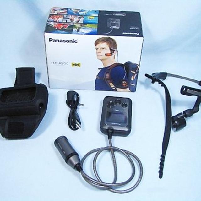スマホ/家電/カメラPanasonic 4K/ウェアラブルカメラ 「HX-A500」 送料無料