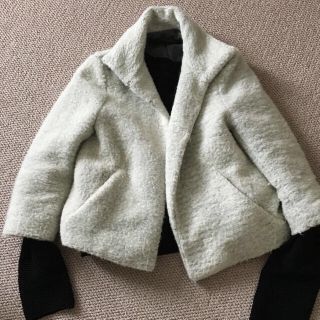 ザラ(ZARA)の値引き ZARA モコモコ ジャケット(ノーカラージャケット)