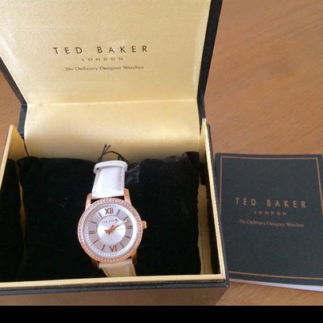 【代引き不可】 新品 テッドベイカー レディース 腕時計 ホワイト 腕時計