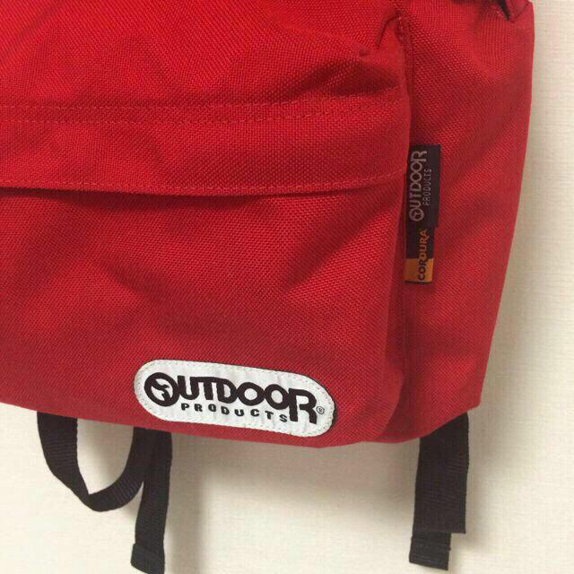 OUTDOOR(アウトドア)のOUTDOOR＊レッド＊ バックパック レディースのバッグ(リュック/バックパック)の商品写真