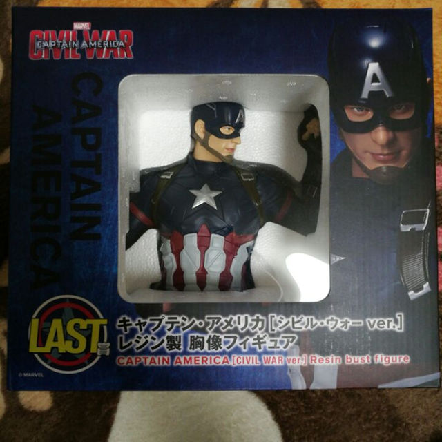 Happyくじ ラストワン賞 キャプテンアメリカ 胸像フィギュア マーベルの通販 by Happyくじ ラストワン賞 キャプテンアメリカ 胸像フィギュア マーベルの通販 by