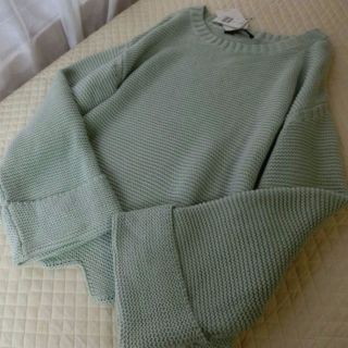 ダブルクローゼット(w closet)のダブルクローゼット★新品★ワイドスリーブ♪rニット♪r408(ニット/セーター)