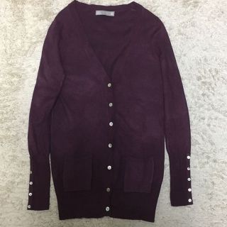 ザラ(ZARA)のZARA ロングニットカーディガン(カーディガン)