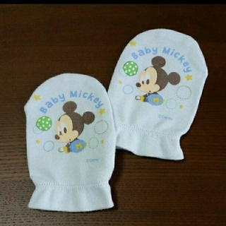 ディズニー(Disney)の【新品・未使用】Disney baby　ミトン　ディズニーベビー(手袋)