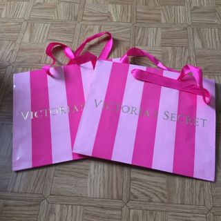 ヴィクトリアズシークレット(Victoria's Secret)のヴィクトリアズシークレット♡ショッパー2枚セット(その他)