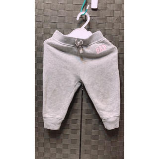 ベビーギャップ(babyGAP)のbaby gap 裏起毛スウェット グレー 90センチ(パンツ/スパッツ)