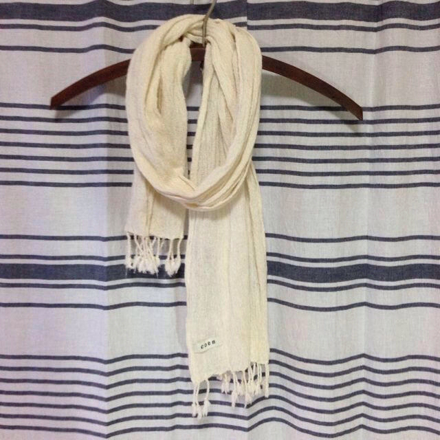 coen(コーエン)のcoenの綿スカーフ レディースのファッション小物(ストール/パシュミナ)の商品写真