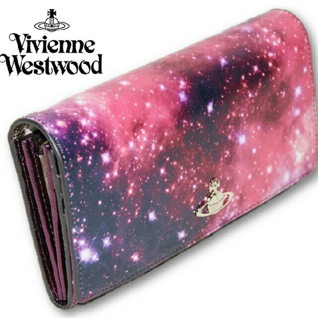 Vivienne Westwood(ヴィヴィアンウエストウッド)の41,800円新品【ヴィヴィアンウエストウッド NEBULAシリーズ 長財布 レディースのファッション小物(財布)の商品写真