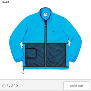 シュプリーム(Supreme)のM Supreme Nike Trail Running Jacket Blue(ナイロンジャケット)