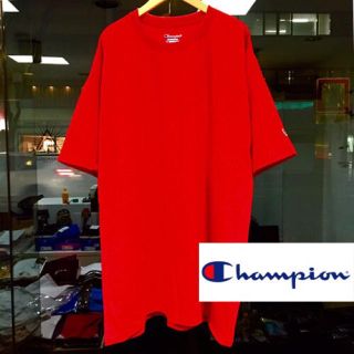 チャンピオン(Champion)のレッド/2XL  Champion チャンピオン ビックTシャツ 半袖 メンズ(Tシャツ/カットソー(半袖/袖なし))