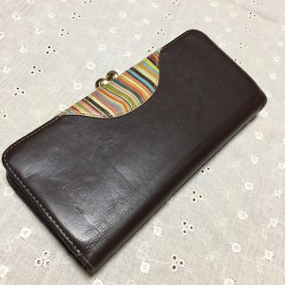 ポールスミス(Paul Smith)のPaulSmithマルチカラーがま口長財布(財布)