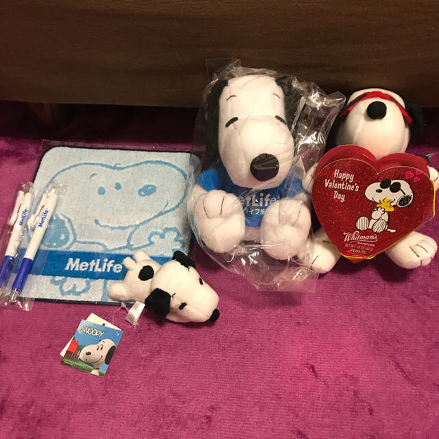 Snoopy スヌーピー ピーナッツ ぬいぐるみ ハンカチ ボールペン 非売品 メットライフの通販 By Ams Lover スヌーピーならラクマ