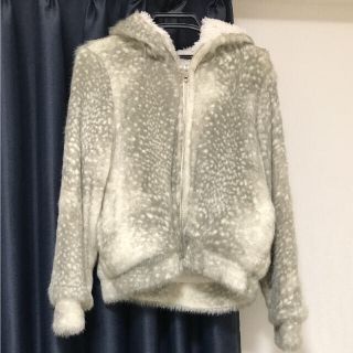 TSUMORI CHISATO - ツモリチサト ゴマアザラシ柄ファーパーカー TSUMORI CHISATO - ツモリチサト ゴマアザラシ柄ファーパーカー