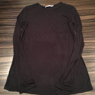 アレキサンダーワン(Alexander Wang)の美品TBYALEXANDERWANGアレキサンダーワンカットソーブラックXS(カットソー(長袖/七分))