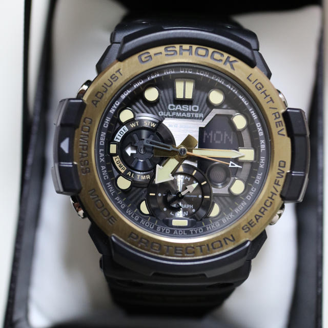 G-SHOCK(ジーショック)のCASIO G-SHOCK マスターオブGガルフマスター GN-1000GB メンズの時計(腕時計(アナログ))の商品写真