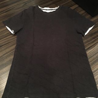 アレキサンダーワン(Alexander Wang)のT BY ALEXANDER WANGガーゼ素材トップスバイカラー(Tシャツ/カットソー(半袖/袖なし))