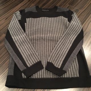 アレキサンダーワン(Alexander Wang)のALEXANDERWANGブロック柄デザインニット(ニット/セーター)