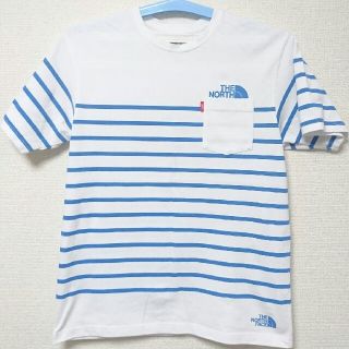 ザノースフェイス(THE NORTH FACE)のTHE NORTH FACE Tシャツ ボーダー柄 M(Tシャツ(半袖/袖なし))