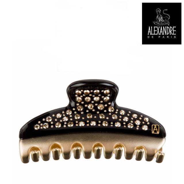 ALEXANDRE DE PARIS - ♪新品♪Alexandre de Paris♪VENDOME全面クリップ♪黒