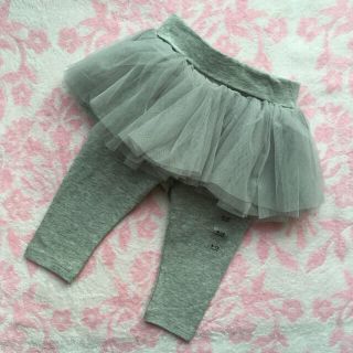 ベビーギャップ(babyGAP)の【aimi様専用】新品 babygap♡ チュールレギンス グレー 70&90(パンツ)