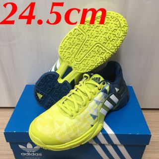 アディダス(adidas)の新品‼︎ アディダス テニスシューズ バリケード 錦織着用モデル 24.5cm(スニーカー)