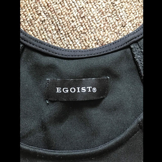 EGOIST(エゴイスト)のEGOISTサイドドレープジャンパーSK レディースのワンピース(ミニワンピース)の商品写真