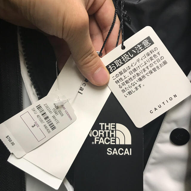 THE NORTH FACE(ザノースフェイス)のSacai the north face bomber  メンズ3 専用商品 メンズのジャケット/アウター(ダウンジャケット)の商品写真