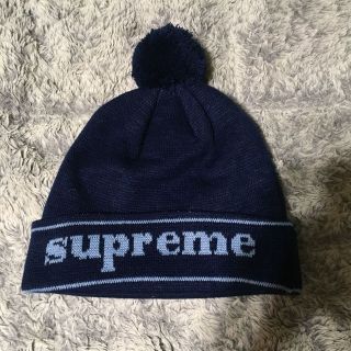 シュプリーム(Supreme)のなあた様専用supreme cuff Logo Beanie navy 16aw(その他)