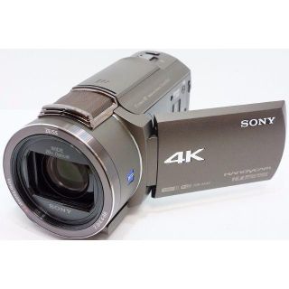 ソニー(SONY)の4K ハンディカム ■ SONY FDR-AX40 ブラウン(ビデオカメラ)