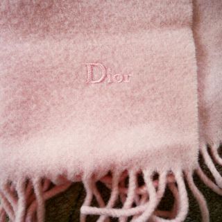 Dior マフラー トロッター ピンク