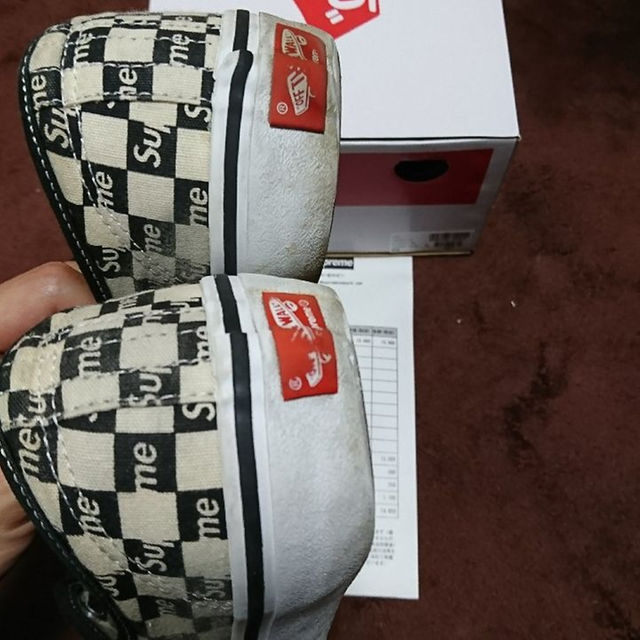 Supreme(シュプリーム)の値下げ！！ Supreme×Vans Checker logo 27cm メンズの靴/シューズ(スニーカー)の商品写真