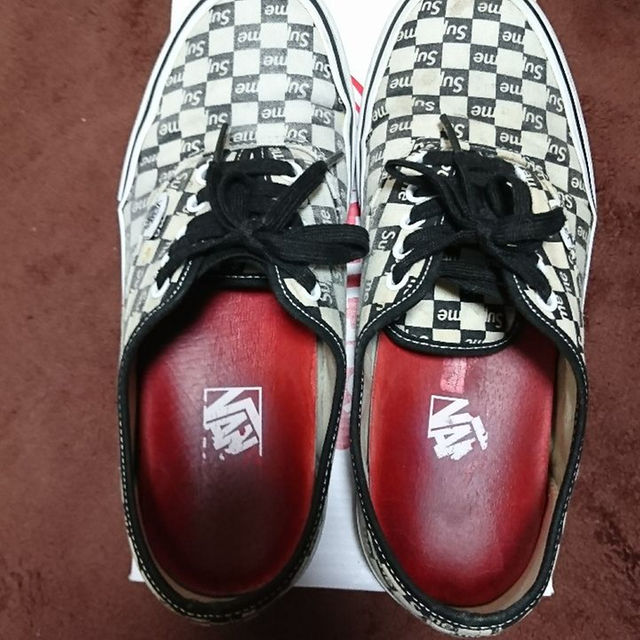 Supreme(シュプリーム)の値下げ！！ Supreme×Vans Checker logo 27cm メンズの靴/シューズ(スニーカー)の商品写真