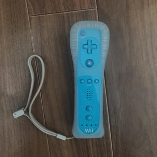 ウィー(Wii)のしんちゃん様専用 Wii リモコン ブルー(家庭用ゲーム機本体)