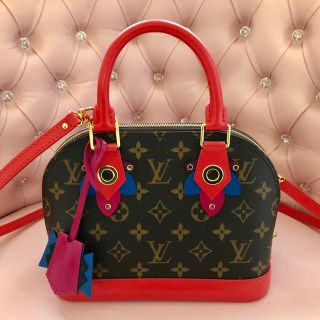 ルイヴィトン(LOUIS VUITTON)の限定モデル！ルイヴィトン アルマBB モノグラム・トーテム フラミンゴ(ショルダーバッグ)