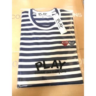 コムデギャルソン(COMME des GARCONS)のComme des Garons 長袖Tシャツ ネイビー Mサイズ(Tシャツ/カットソー(七分/長袖))