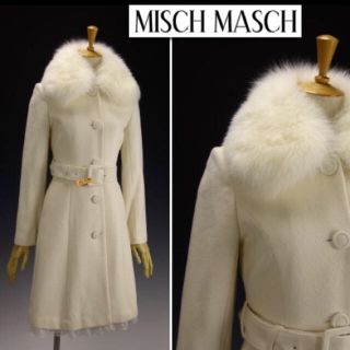 ミッシュマッシュ(MISCH MASCH)のミッシュマッシュ♡ファー付アンゴラウールコート♡(ロングコート)