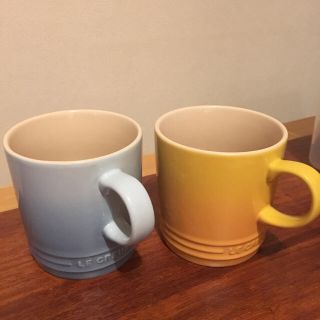 ルクルーゼ(LE CREUSET)のここ様専用☆ル・クルーゼ☆ペアマグカップ☆(グラス/カップ)