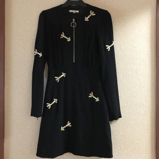 カルヴェン(CARVEN)のcarven  カルヴェン 長袖 ワンピース  (ミニワンピース)