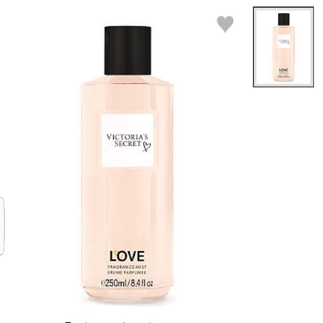 Victoria's Secret(ヴィクトリアズシークレット)の【お値下げ中】Victoria Secret LOVE ボディーミスト250ml コスメ/美容の香水(香水(女性用))の商品写真