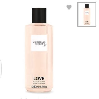 ヴィクトリアズシークレット(Victoria's Secret)の【お値下げ中】Victoria Secret LOVE ボディーミスト250ml(香水(女性用))