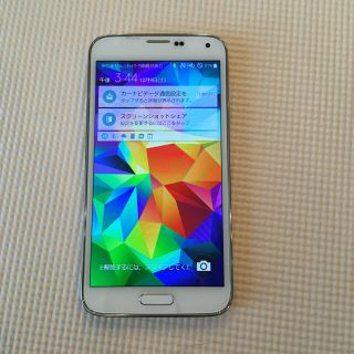 サムスン(SAMSUNG)のGalaxy s5（SCL23）(スマートフォン本体)