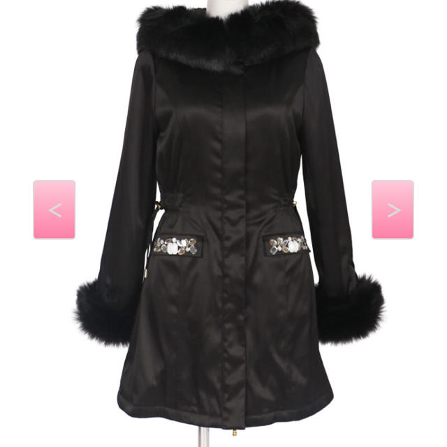 Rady 日曜限定SALE♡ ファーポケットビジューフレアーN3B Rady 日曜限定SALE♡ ファーポケットビジューフレアーN3B