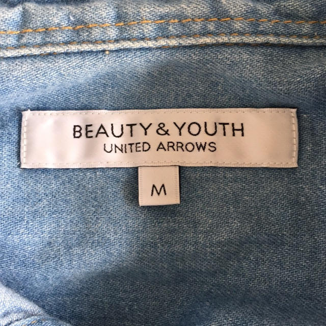 BEAUTY&YOUTH UNITED ARROWS(ビューティアンドユースユナイテッドアローズ)の削除予定。ビューティ&ユース★デニムシャツワンピース レディースのワンピース(ひざ丈ワンピース)の商品写真