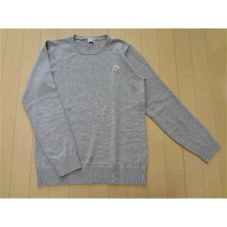 モンクレール(MONCLER)の大人OK モンクレール ニット グレー キッズ14･164 MLフリー コットン(ニット/セーター)