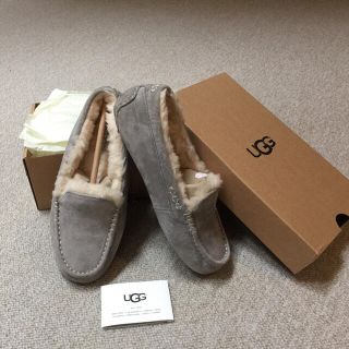 アグ(UGG)のUGG  アグ アンスレー  ANSLEY  ライトグレー 7 美品 24(スリッポン/モカシン)