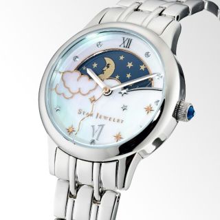 スタージュエリー(STAR JEWELRY)の新品未使用☆2017クリスマス WATCH DAY & NIGHT(WHITE)(腕時計)